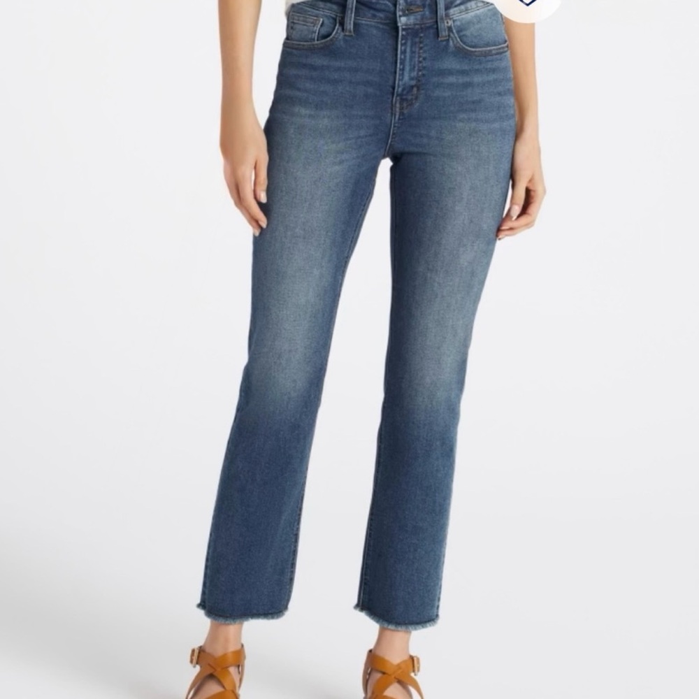 Flag & Anthem High Rise Straight Leg Jeans 12 / 31